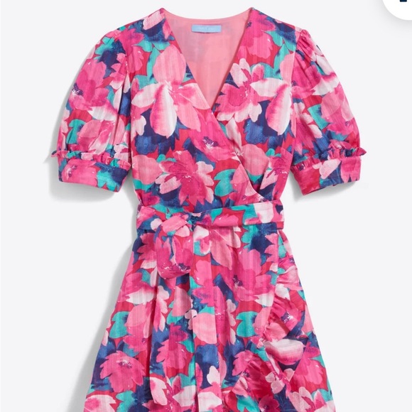 Draper James Floral Wrap Dress NWT - Picture 1 of 6